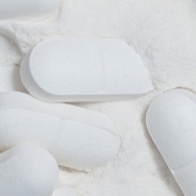 White tablets, pills